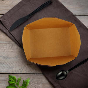 Caixa de Embalagem de Papel Kraft Descartável Marrom 1 #   2 #   <span class=keywords><strong>3</strong></span> #   4 #   <span class=keywords><strong>8</strong></span> #   200ct - Product Image 3