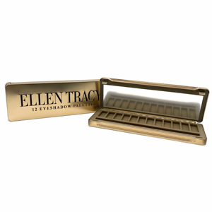 Bán Sỉ Hộp Đựng Mỹ Phẩm Rỗng Tùy Chỉnh Hộp Thiếc Bảng Phấn Mắt Hộp Kim Loại Bản Lề Hộp Phấn Mắt Với Gương - Product Image 6