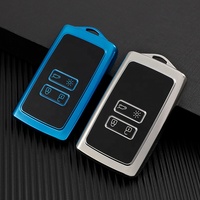 Étui de clé de voiture en TPU pour Renault Koleos, Kadjar, Megane, Talisman, Captur, Espace, Clio Offre Spéciale-2016, accessoires à 4 boutons, 2019
