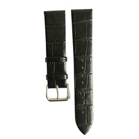 Haute qualité 10 12 13 14 15 16 18 20 22 24mm confortable Crocodile Alligator véritable bracelet de montre en cuir bovin sans couture