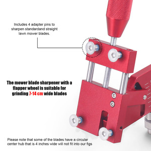 Blade <b>Sharpener</b> For Lawnmower Blades Adjustable 15 To 45 Degrees Manual Sharpening <b>Tool</b> With Mounting Hardware - Product Image 3