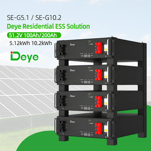 Deye Lifepo4 Pil 48v 51.2v 100ah 200ah 5.12kwh Raf Montajlı Lityum Pil Lipo Spring Serisi Se-g10.2 Ev Enerji Paketi için - Product Image 1