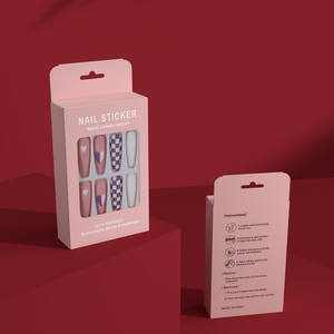 Biểu Tượng Tùy Chỉnh Bán Lẻ Rỗng Móng Tay Giả Hộp Báo Chí Giả Trên Móng Tay Bao Bì Hộp Với Chèn Sang Trọng Hộp Mỹ Phẩm Với Cửa Sổ - Product Image 3