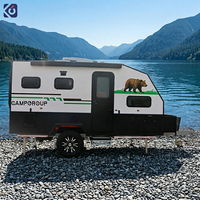CAMPTRL Caravanes mobiles tout-terrain pour le camping et l'utilisation avec camion, maison mobile d'extérieur