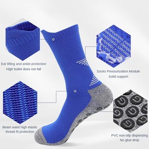 Chaussettes de football personnalisées respirantes et antidérapantes Glacier avec logo sur mesure pour l'entraînement - Product Image 2