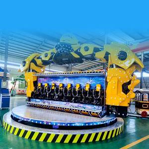 Manèges à bas prix pour fabricants, attractions de fête <span class=keywords><strong>foraine</strong></span>, jeux rotatifs d'extérieur, manèges Robocop en fibre de verre pour parcs d'attractions - Product Image 4
