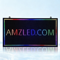 Venta caliente 64*32cm P2.5P4P5 Pantalla de señal de publicidad LED programable a todo Color Tablero de mensajes de desplazamiento LED al aire libre