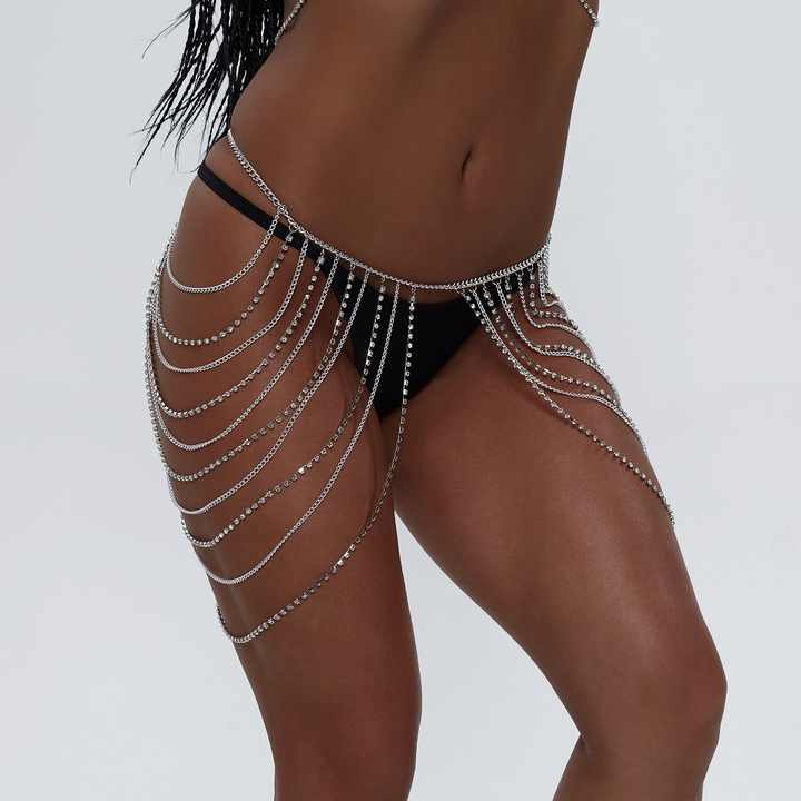Multi Layer Metal Waist Chain For Women And Girls Martinique