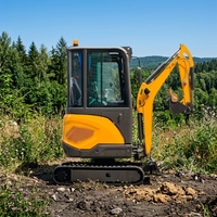 Mini-excavatrice sur chenilles compacte tout-terrain JIAHE 8016 de 1,6 tonne avec moteur Euro 5, boîte de vitesses, roulement, engrenage, pompe moteur haute performance de 10,2 kW, garantie 1 an