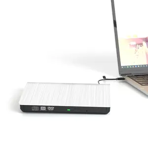 Unidade óptica móvel USB externa, gravador de DVD, laptop e máquina multifuncional de mesa, universal