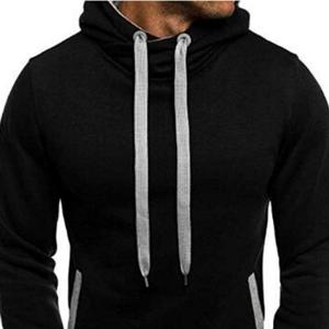 Sweat-shirt de sport personnalisé de haute qualité pour hommes, veste en polyester et coton, nouveau sweat à capuche de sport d'automne ODM - Product Image 2