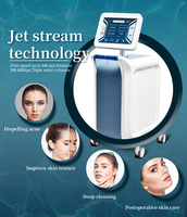 Appareil de soin du visage à haute pression CE, microdermabrasion à l'eau, jet d'oxygène, peeling, hydrothérapie