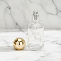 Vente en gros de 100 flacons de parfum en verre de 30 ml, 50 ml et 100 ml. Flacons vides rechargeables uniques avec compte-gouttes, scellés et recyclables