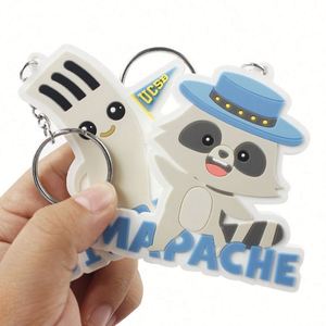 Custom 2D Soft PVC & Silicone Keychain 3D Metal Keyring Customizable Logo Business Targeted Personalized Customized <b>Key</b> <b>Chain</b> - Product Image 5