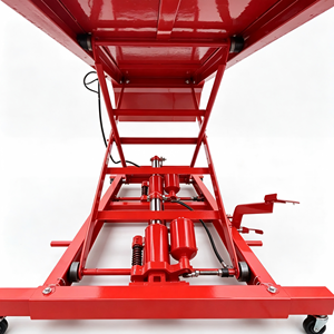 <span class=keywords><strong>Table</strong></span> élévatrice hydraulique à ciseaux rouge 800 lbs pour <span class=keywords><strong>moto</strong></span>, certifiée CE, en promotion - Product Image 3