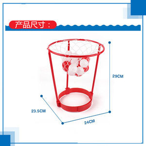 Gioco da Festa <span class=keywords><strong>Basket</strong></span> con Cerchio da Testa, Rete da <span class=keywords><strong>Basket</strong></span> Regolabile con 20 Palline, Giocattolo per Carnevale, Gioco Interattivo per Famiglie - Product Image 6