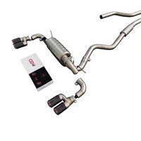 Tuyau d'échappement arrière en acier inoxydable avec soupapes pour BMW 220I F22 2.0T 2014-2022