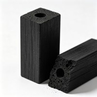 Machine de pressage hexagonale pour charbon de bois, briquettes de charbon de bambou de haute qualité pour barbecue, prix du charbon par tonne