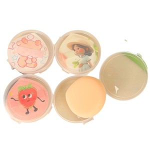 Éponge naturelle ronde Cathy Doll Teardrop Powder Puff pour fond de teint liquide et cushion - Product Image 4