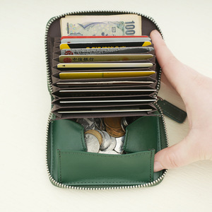 Portefeuille en cuir véritable antivol personnalisé en gros, porte-cartes multifonctionnel, porte-monnaie zippé grande capacité - Product Image 4