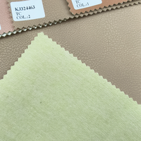 Cuir synthétique PU bicolore imperméable et anti-moisissure, résistant à l'abrasion, base TC 330GSM pour vêtements