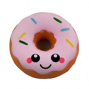 Slow Rising Donut <b>Squishy</b> Plastic Food Toys Fidget Novelty Stress Relieve Squeeze Doughnut Soft Anti-Stress Vent Stretchy Toy - Product Image 3