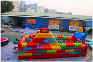 Pista de Obstáculos Inflable Colorida con Tobogán, Gran Parque Infantil Inflable para Niños, Diversión al Aire Libre, Eventos y Negocios de Alquiler - Product Image 4