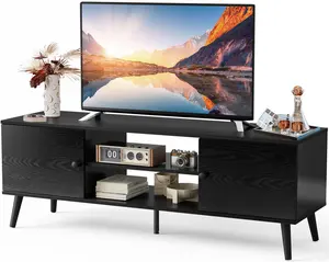 DSJ-5 TV đứng cho 55 60 inch TV trung tâm giải trí với lưu trữ tủ giữa thế kỷ hiện đại phương tiện truyền thông giao diện điều khiển Bảng