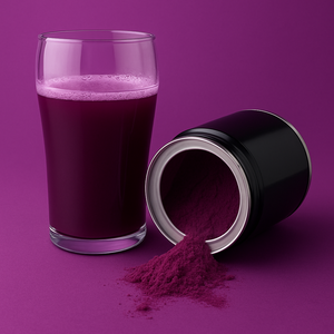 OEM özel etiket Superfood organik toz mor Yam Ube toz kaynağı özel etiketler 50g teneke kutu Ube Poudre tozu - Product Image 2