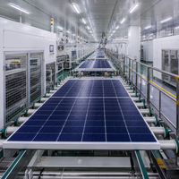 Équipement de fabrication de panneaux solaires automatiques à haute efficacité avec robotique et inspection vidéo en sortie de chaîne