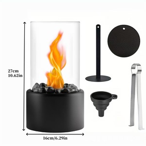 Accessoires personnalisés Cheminée de table ronde <span class=keywords><strong>Bio</strong></span> Ethanols Cheminée d'intérieur - Product Image 1