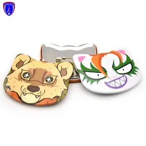 plastic snap button with metal pin janpan cat shape tin badge suppliers