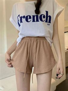 Shorts Bermuda de Sport et Fitness pour Femme – Coupe Ample Décontractée Taille Mi-Haute Ligne A en Coton 100% pour l'Été - Product Image 6