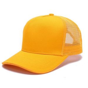 Men's and Women's Solid Color 5-Panel Polyester/Cotton Common Fabric Baseball <b>Hat</b> with 3D Embroidery Promotional - Product Image 3