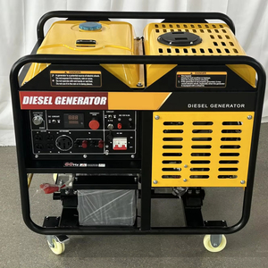 Groupe électrogène diesel silencieux 12KW 12KVA 50/60Hz automatique 110V-480V pour alimentation de secours domestique, avec ATS et bobinage en cuivre, châssis ouvert - Product Image 1