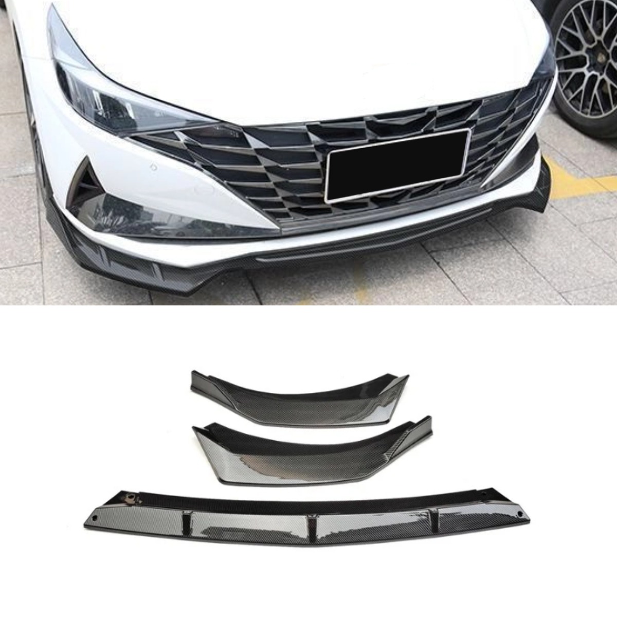 Aspect fibre de carbone