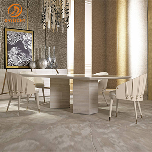 <span class=keywords><strong>Chaise</strong></span> de salle à manger de style haute <span class=keywords><strong>couture</strong></span> italienne avec extérieur plissé et intérieur à motifs, <span class=keywords><strong>chaise</strong></span> d'appoint contemporaine rembourrée de luxe - Product Image 2
