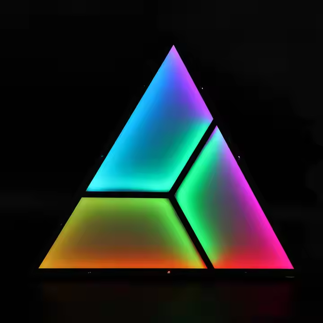 LED Spider Matrix Triangle Pixel Disco Curtain Panels Stage Background Wall