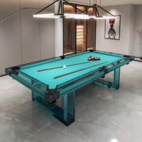 Table de billard professionnelle en acrylique au design moderne, pour la maison, les loisirs, les sports, table de billard de luxe en ardoise, 9 boules, snooker, club