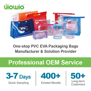 UIOWIO <span class=keywords><strong>Porte</strong></span>-<span class=keywords><strong>badge</strong></span> en <span class=keywords><strong>plastique</strong></span> <span class=keywords><strong>transparent</strong></span> pour carte d'identité PVC Pochette verticale étanche refermable <span class=keywords><strong>Porte</strong></span>-carte d'identité avec fermeture éclair - Product Image 6