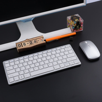 Şarj Edilebilir Kablosuz Klavye ve Mouse Seti Tablet PC iPad için Klavye ve Mouse Seti