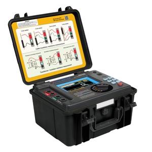 Testeur numérique d'isolement haute tension EM3500B 10KV, tests de l'indice de polarisation et du rapport d'absorption diélectrique IP65 - Product Image 2