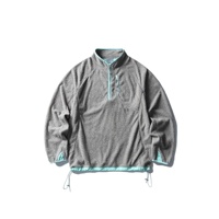 Sudadera Cortavientos de Forro Polar Suave para Parejas, Estilo Montaña, Cuello Alto, Ajuste Holgado, Otoño/Invierno