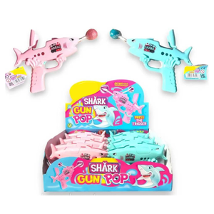 Wholesale Plastic Shark <strong>Lollipop</strong> <strong>Gun</strong> for Kids-Hard Candy Capsule Toy - Product Image 2