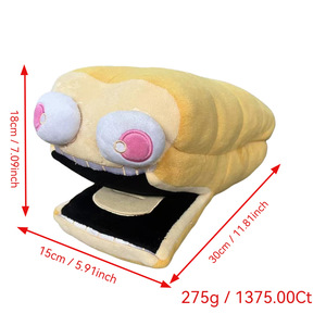 Logo personalizzato Breadhead Gaslight distan Mel giocattoli di peluche cartone animato Zombie macellaio peluche Super morbido cuscino regalo - Product Image 5