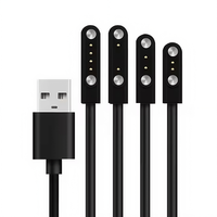 Cargador Magnético Universal Personalizable para Relojes Inteligentes de 2, 4 y 5 Pines, Cable de Datos para Carga de Teléfonos Infantiles de 2, 4 y 5 Pines