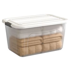 Transparent Storage <b>Box</b> Bedroom <b>Clothes</b>, Quilts, and Miscellaneous Items Storage <b>Box</b>, Premium Plastic Storage Container - Product Image 5