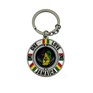 Porte-clés mousqueton personnalisé vintage motif skyline urbain de dessin animé - Alliage de zinc léger, design monument, souvenir de voyage pour touristes - Product Image 5