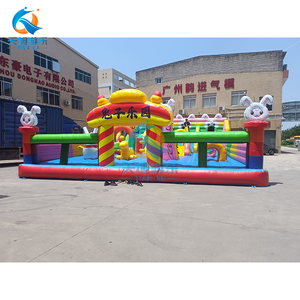 <span class=keywords><strong>Castillo</strong></span> inflable para niños Rabbit Paradise IP Theme con tobogán Moonwalk y salto para eventos al aire libre y parques <span class=keywords><strong>de</strong></span> atracciones - Product Image 3