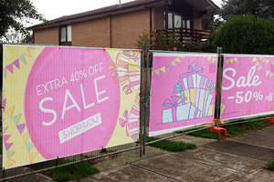 Quảng Cáo ngoài trời lưới biểu ngữ in vải đục lỗ xem qua biểu ngữ đầy đủ màu sắc Cmyk hàng rào lưới - Product Image 5